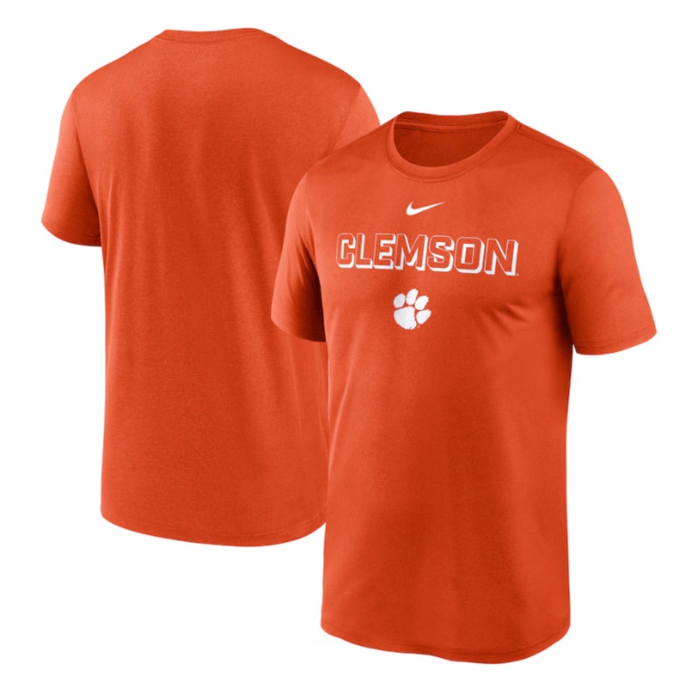 Clemson Nike Dri-FIT Short Sleeve T shirt - Team Issue - NEW